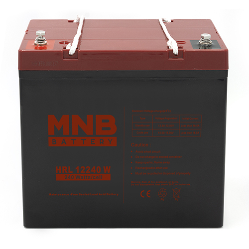 Батарея MNB HRL12240W аккумуляторная (55-60 Ач, 12 В) Батарея MNB HRL12240W аккумуляторная (55-60 Ач, 12 В)