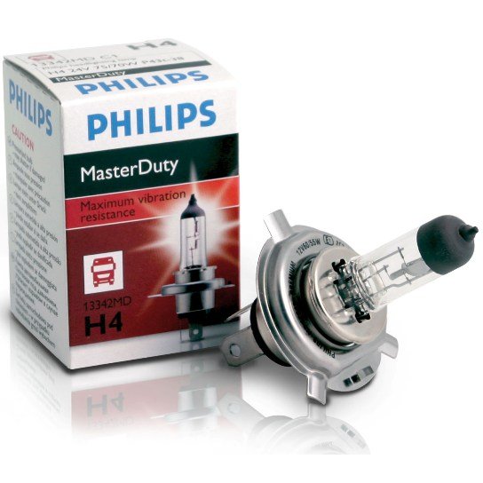 Автолампа H4 24V 75/70W PHILIPS галоген 13342MDC1 Автолампа H4 24V 75/70W PHILIPS галоген 13342MDC1