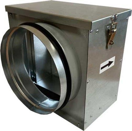 Корпус HEPA фильтра d125 220х220х300 канальный оцинкованный Корпус HEPA фильтра d125 220х220х300 канальный оцинкованный
