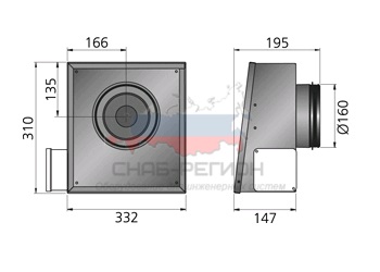 Габаритные размеры RS 160 A