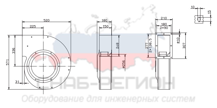 Купить Вентилятор Ziehl-Abegg RG31S-4EK.6F.3L центробежный Купить Вентилятор Ziehl-Abegg RG31S-4EK.6F.3L центробежный