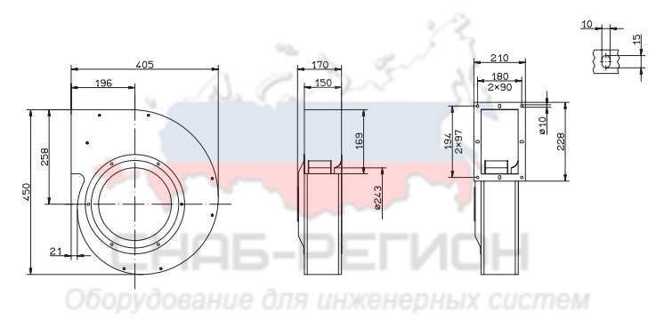 Купить Вентилятор Ziehl-Abegg RG28S-4EK.4I.AL центробежный Купить Вентилятор Ziehl-Abegg RG28S-4EK.4I.AL центробежный