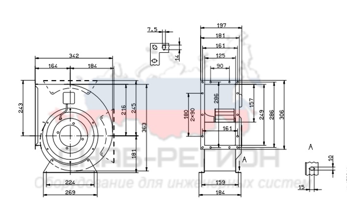 Купить Вентилятор Ziehl-Abegg RG20P-4EK.2F.1R центробежный Купить Вентилятор Ziehl-Abegg RG20P-4EK.2F.1R центробежный