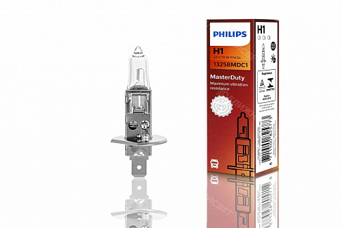 Автолампа H1/P14.5s 24V 70W PHILIPS галоген 13258MDC1 Автолампа H1/P14.5s 24V 70W PHILIPS галоген 13258MDC1