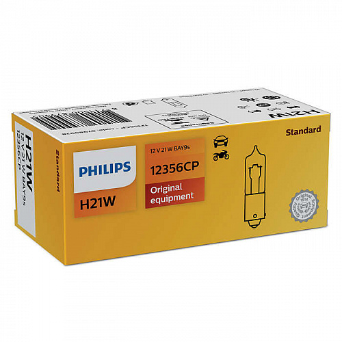 Автолампа H21W 24V 21W PHILIPS галоген 87615773 Автолампа H21W 24V 21W PHILIPS галоген 87615773