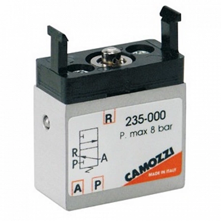 Минираспределитель Camozzi 235-000 клапанный 3/2, серия 2 Минираспределитель Camozzi 235-000 клапанный 3/2, серия 2