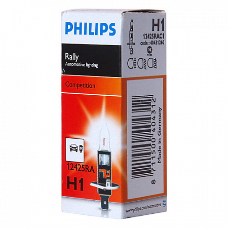 Автолампа H1/P14.5s 12V 85W PHILIPS Standard галоген Автолампа H1/P14.5s 12V 85W PHILIPS Standard галоген